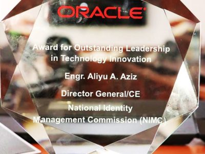 Oracle Award presented to NIMC