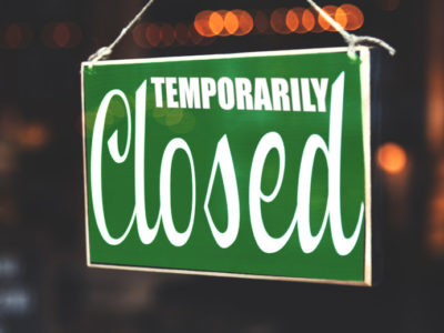 Temporarily closed enrolment centres