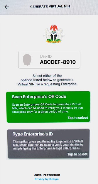 Tokenization Scan Enterprise ID