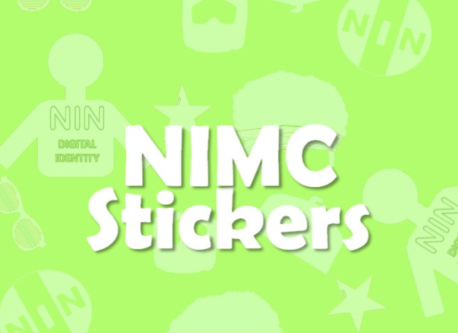 NIMC Stickers small banner